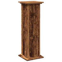 vidaXL Display Stand with Storage Plant Stand Shelf Old Wood Engineered Wood - Additional view 7