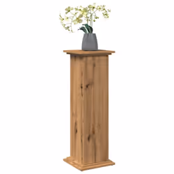 vidaXL Display Stand with Storage Plant Stand Artisan Oak Engineered Wood