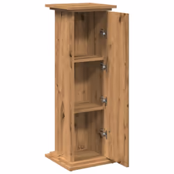 vidaXL Display Stand with Storage Plant Stand Artisan Oak Engineered Wood - Additional view 5