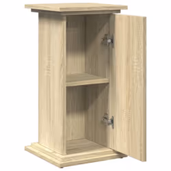 vidaXL Display Stand with Storage Plant Stand Shelf Sonoma Oak Engineered Wood - Additional view 5