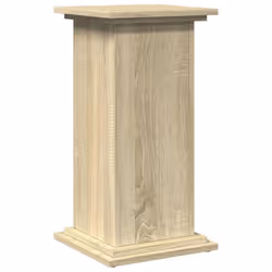 vidaXL Display Stand with Storage Plant Stand Shelf Sonoma Oak Engineered Wood - Additional view 7
