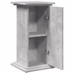 vidaXL Display Stand with Storage Plant Stand Concrete Grey Engineered Wood - Additional view 5