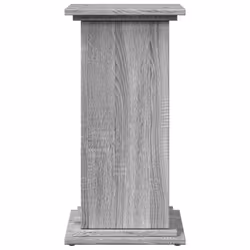 vidaXL Display Stand with Storage Plant Stand Grey Sonoma Engineered Wood - Additional view 4