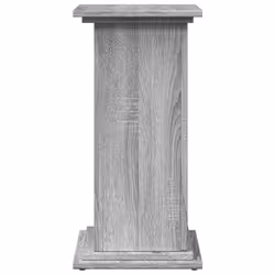 vidaXL Display Stand with Storage Plant Stand Grey Sonoma Engineered Wood - Additional view 6