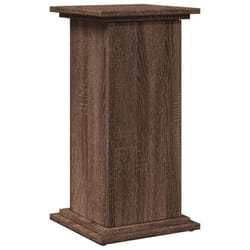 vidaXL Display Stand with Storage Plant Stand Shelf Brown Oak Engineered Wood