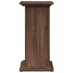 vidaXL Display Stand with Storage Plant Stand Shelf Brown Oak Engineered Wood - Additional view 6