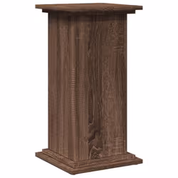 vidaXL Display Stand with Storage Plant Stand Shelf Brown Oak Engineered Wood - Additional view 7