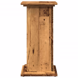 vidaXL Display Stand with Storage Plant Stand Shelf Old Wood Engineered Wood - Additional view 6