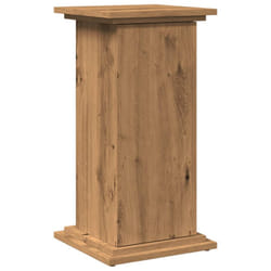 vidaXL Display Stand with Storage Plant Stand Artisan Oak Engineered Wood