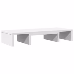 vidaXL Monitor Stand Computer Monitor Riser Adjustable White Engineered Wood - Additional view 5