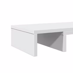 vidaXL Monitor Stand Computer Monitor Riser Adjustable White Engineered Wood - Additional view 6