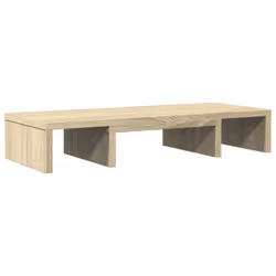 vidaXL Monitor Stand Adjustable Computer Riser Sonoma Oak Engineered Wood - Additional view 5
