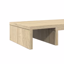 vidaXL Monitor Stand Adjustable Computer Riser Sonoma Oak Engineered Wood - Additional view 6