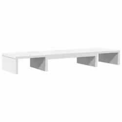 vidaXL Monitor Stand Riser Adjustable Display Computer Stand Engineered Wood - white