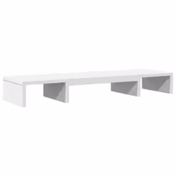 vidaXL Monitor Stand Riser Adjustable Display Computer Stand Engineered Wood - white - Additional view 5