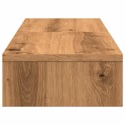 vidaXL Monitor Stand Riser Adjustable Display Computer Stand Engineered Wood - oak - Additional view 4