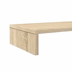 vidaXL Monitor Stand Riser Computer Stand Office Display Stand Engineered Wood - sonoma oak, 100 x 27 x 10 cm - Additional view 6