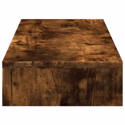 vidaXL Monitor Stand Riser Computer Stand Office Display Stand Engineered Wood - smoked oak, 100 x 27 x 10 cm - Additional view 4