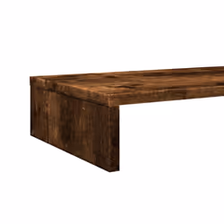 vidaXL Monitor Stand Riser Computer Stand Office Display Stand Engineered Wood - smoked oak, 100 x 27 x 10 cm - Additional view 6