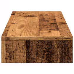 vidaXL Monitor Stand Riser Computer Stand Office Display Stand Engineered Wood - old wood, 100 x 27 x 10 cm - Additional view 4