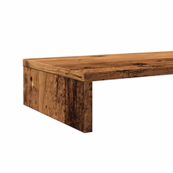 vidaXL Monitor Stand Riser Computer Stand Office Display Stand Engineered Wood - old wood, 100 x 27 x 10 cm - Additional view 6