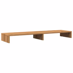 vidaXL Monitor Stand Riser Computer Stand Office Display Stand Engineered Wood - artisan oak, 100 x 27 x 10 cm - Additional view 5