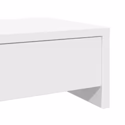 vidaXL Monitor Stand Computer Monitor Riser with Drawers White Engineered Wood - Additional view 7
