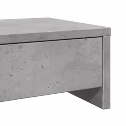 vidaXL Monitor Stand with Drawers Monitor Riser Concrete Grey Engineered Wood - Additional view 7