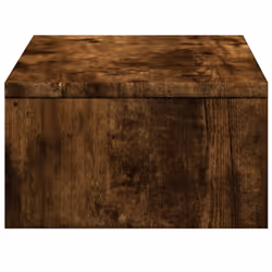 vidaXL Monitor Stand with Drawers Monitor Riser Smoked Oak Engineered Wood - Additional view 5