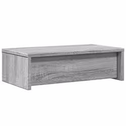 vidaXL Monitor Stand with Drawers Monitor Riser Grey Sonoma Engineered Wood - Additional view 6