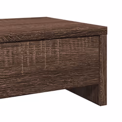 vidaXL Monitor Stand with Drawers Monitor Riser Brown Oak Engineered Wood - Additional view 7