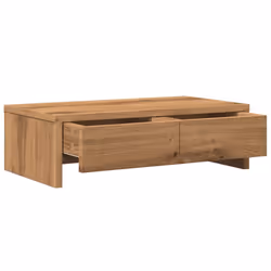 vidaXL Monitor Stand with Drawers Monitor Riser Artisian Oak Engineered Wood - Additional view 4