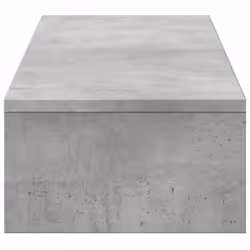 vidaXL Monitor Stand with Drawers Monitor Riser Display Stand Engineered Wood - concrete grey - Additional view 5