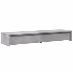 vidaXL Monitor Stand with Drawers Monitor Riser Display Stand Engineered Wood - concrete grey - Additional view 6