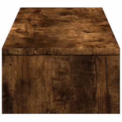 vidaXL Monitor Stand with Drawers Monitor Riser Display Stand Engineered Wood - smoked oak - Additional view 5