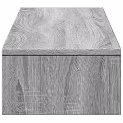 vidaXL Monitor Stand with Drawers Monitor Riser Display Stand Engineered Wood - grey sonoma - Additional view 5