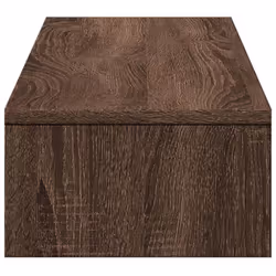 vidaXL Monitor Stand with Drawers Monitor Riser Display Stand Engineered Wood - brown oak - Additional view 5