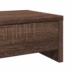 vidaXL Monitor Stand with Drawers Monitor Riser Display Stand Engineered Wood - brown oak - Additional view 7