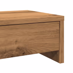 vidaXL Monitor Stand with Drawers Monitor Riser Display Stand Engineered Wood - oak - Additional view 7