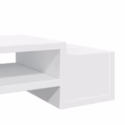 vidaXL Monitor Stand with Storage Monitor Stand Display Stand Engineered Wood - white, 70 x 27 x 15 cm - Additional view 6