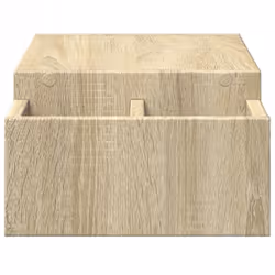 vidaXL Monitor Stand with Storage Monitor Stand Display Stand Engineered Wood - sonoma oak, 70 x 27 x 15 cm - Additional view 4