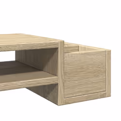 vidaXL Monitor Stand with Storage Monitor Stand Display Stand Engineered Wood - sonoma oak, 70 x 27 x 15 cm - Additional view 6