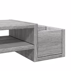 vidaXL Monitor Stand with Storage Monitor Stand Display Stand Engineered Wood - grey sonoma, 70 x 27 x 15 cm - Additional view 6