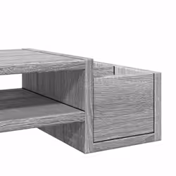vidaXL Monitor Stand with Storage Monitor Stand Display Stand Engineered Wood - grey sonoma, 100 x 27 x 15 cm - Additional view 6