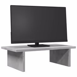 vidaXL Monitor Stand Computer Monitor Riser Concrete Grey Engineered Wood