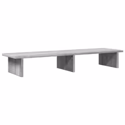 vidaXL Monitor Stand Computer Stand Display Stand Grey Sonoma Engineered Wood - Additional view 5
