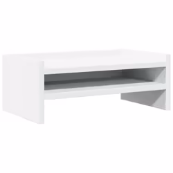 vidaXL Monitor Stand Desk Riser Computer Stand Display Stand Engineered Wood - white