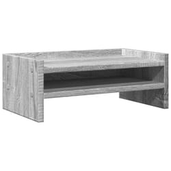 vidaXL Monitor Stand Desk Riser Computer Stand Display Stand Engineered Wood - grey sonoma