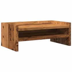 vidaXL Monitor Stand Desk Riser Computer Stand Display Stand Engineered Wood - old wood