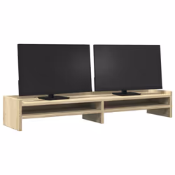 vidaXL Monitor Stand Computer Stand Display Stand Sonoma Oak Engineered Wood